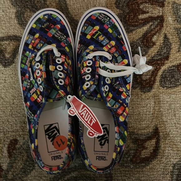 Vans Vault x Fergus Purcell Fergadelic Authentic LX Size 11 Mens New no box - Picture 4 of 4